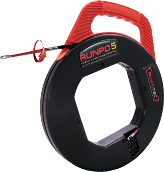 Kabeleinziehgerät RUNPO 5 Bandlänge 30 m Biegeradius 15 mm Kabel-D. 5,3 mm RUNPOTEC